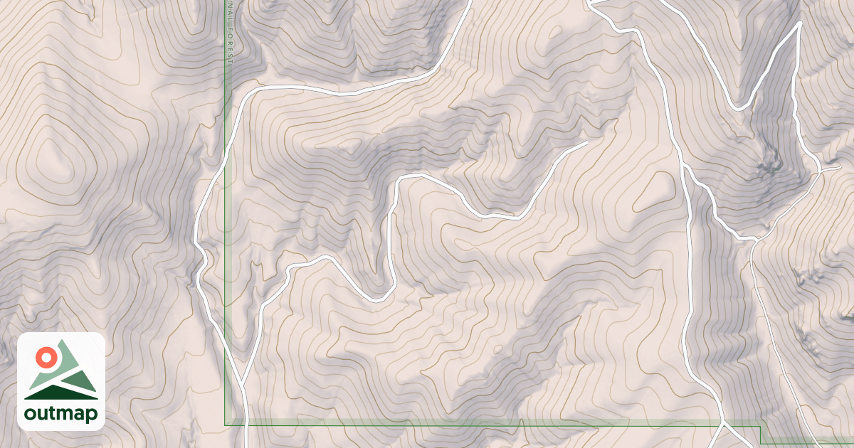 Map of PETERSON CANYON