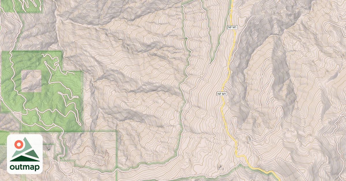 Map of THATCHER BUTTE