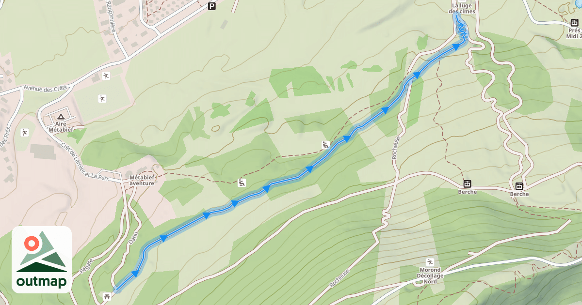 Map of Retour Station