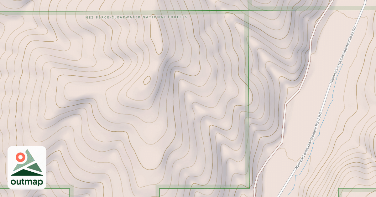 Map of PALOUSE OHV - LINN EAST