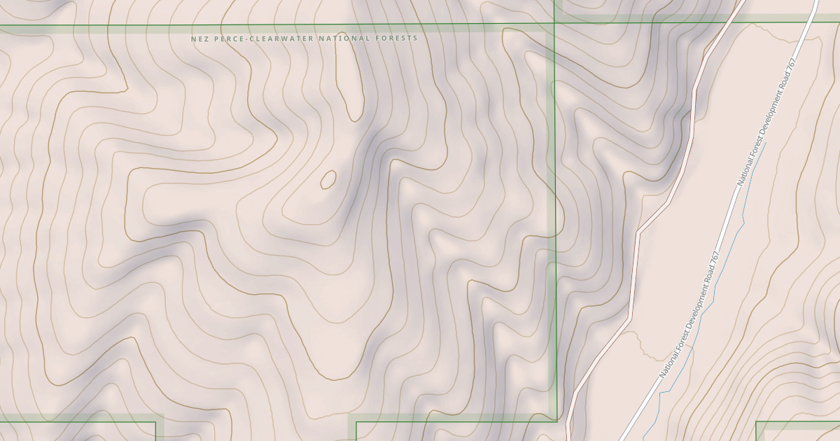 Map preview of PALOUSE OHV - LINN EAST