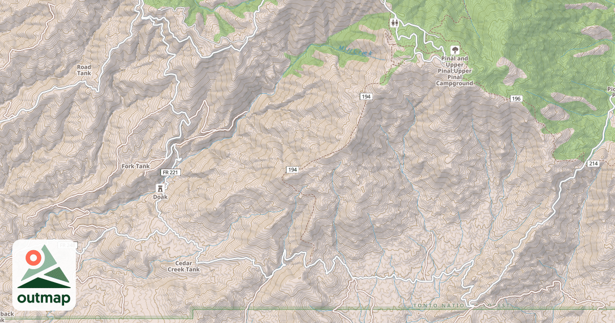 Map of DOAK
