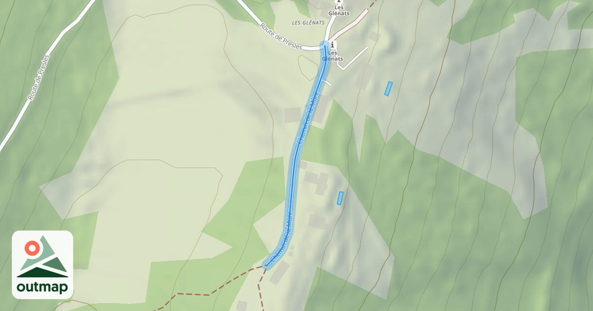 Map of Chemin de la Mûre