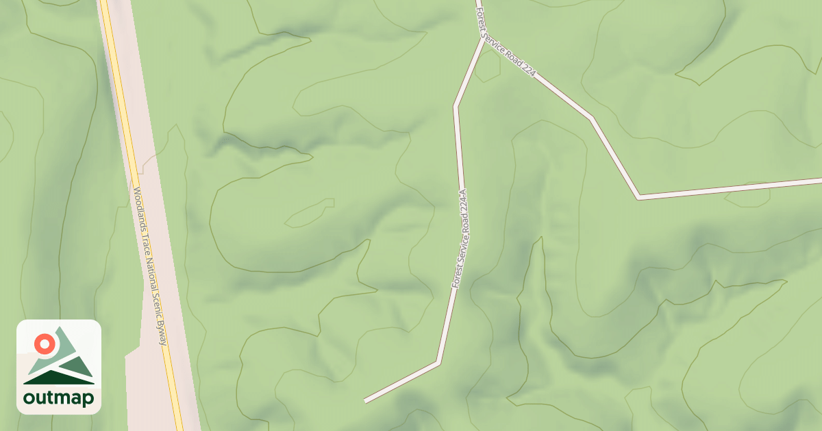 Map of BELISLE CEMETERY ACCESS ROAD
