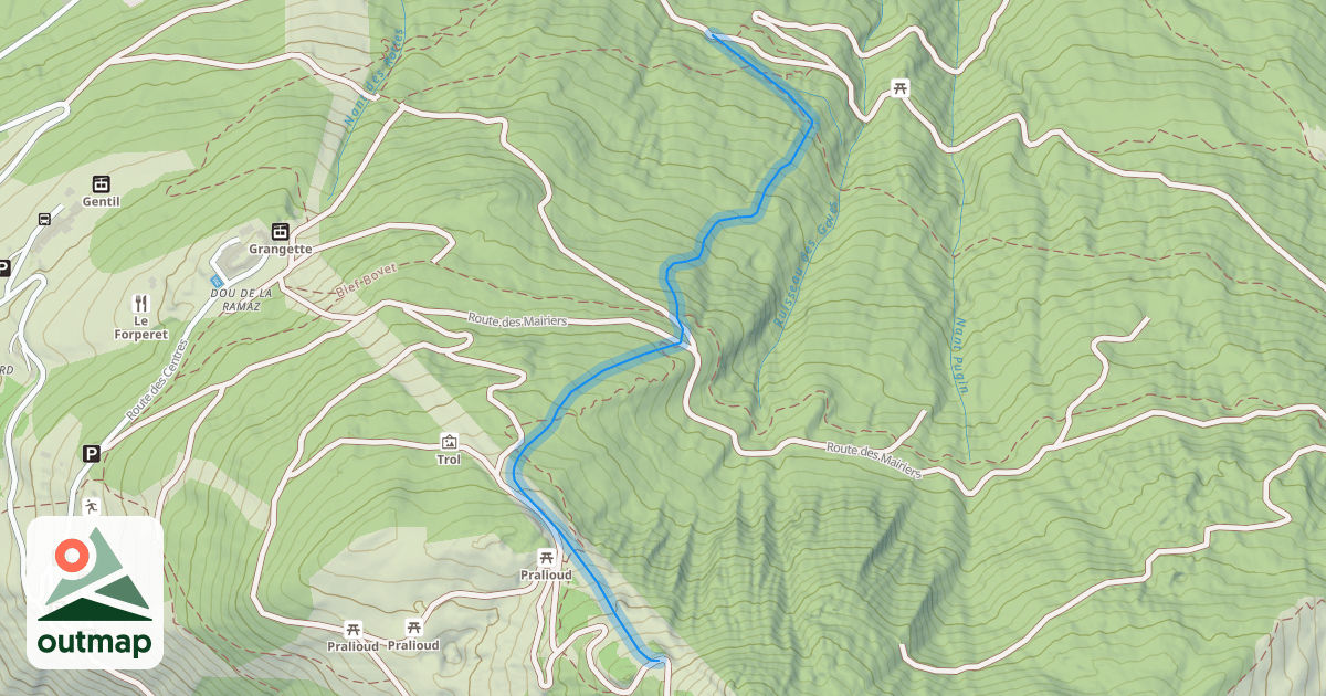Map of Bois Crozelin