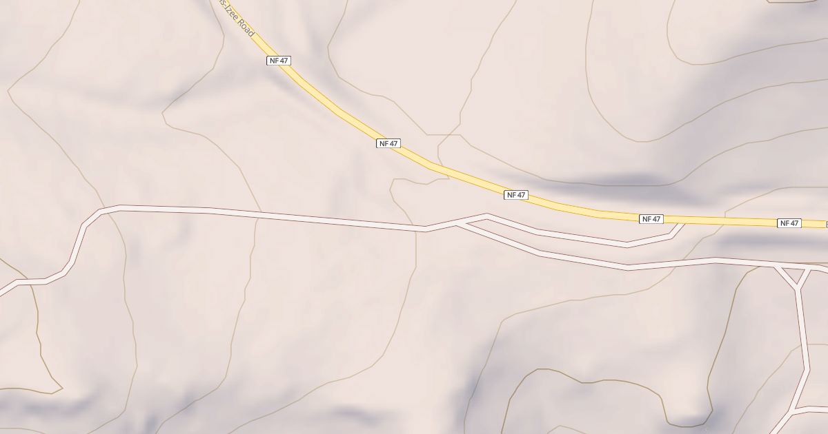 Map preview of Radar Hill OHV Trails