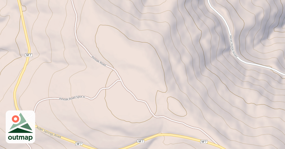 Map of PINOAK