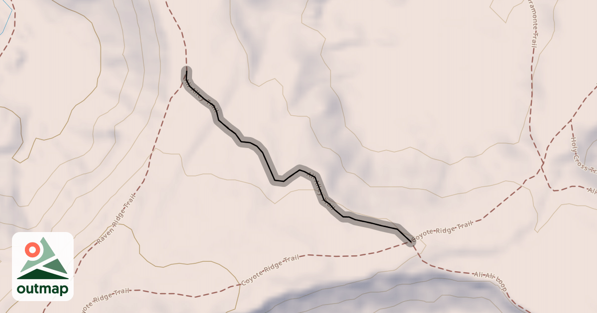 Map of Ali Alley Trail