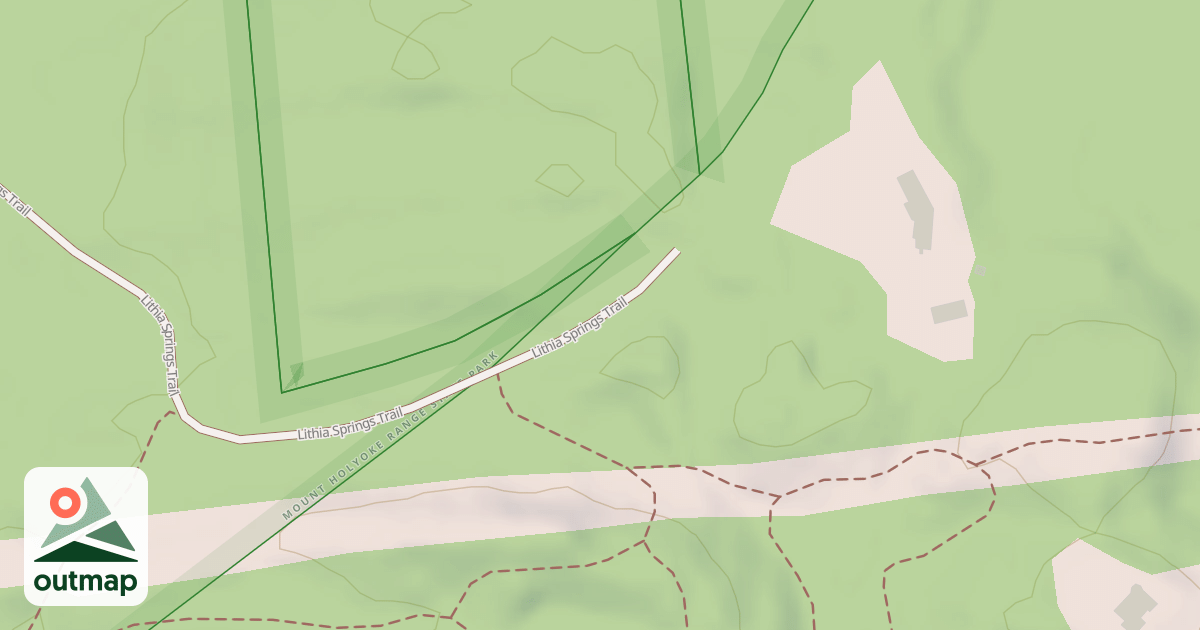 Map of Lithia Springs Trail