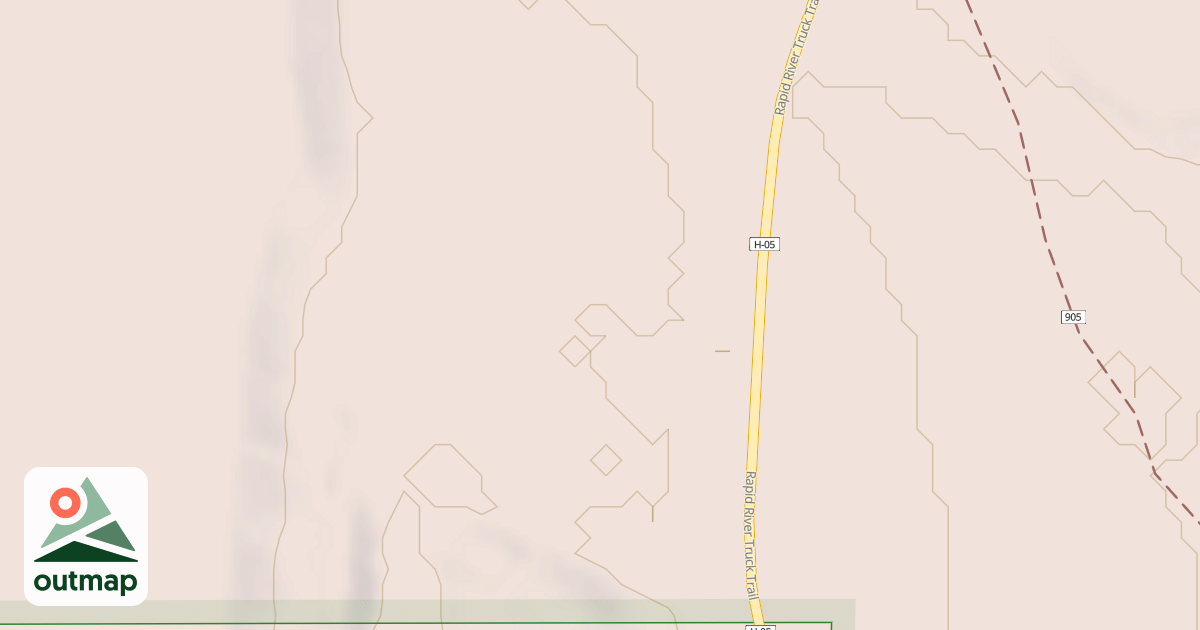 Map of RR TRUCK TRAIL SPUR H