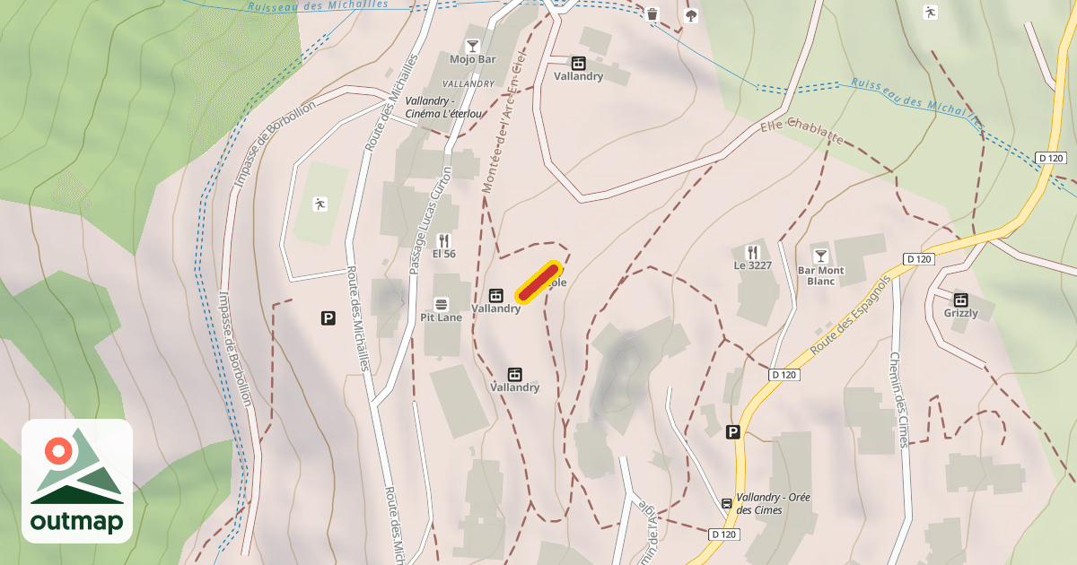 Map of École