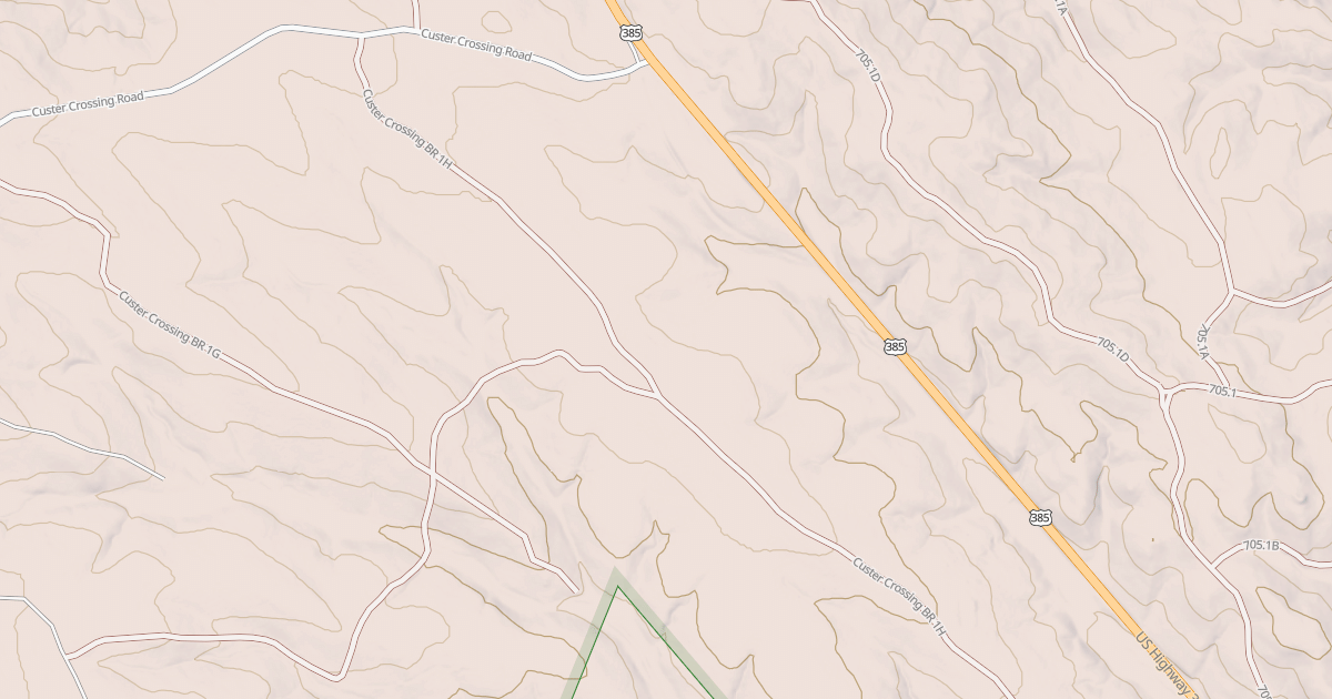 Map preview of CUSTER CROSSING BR 1H