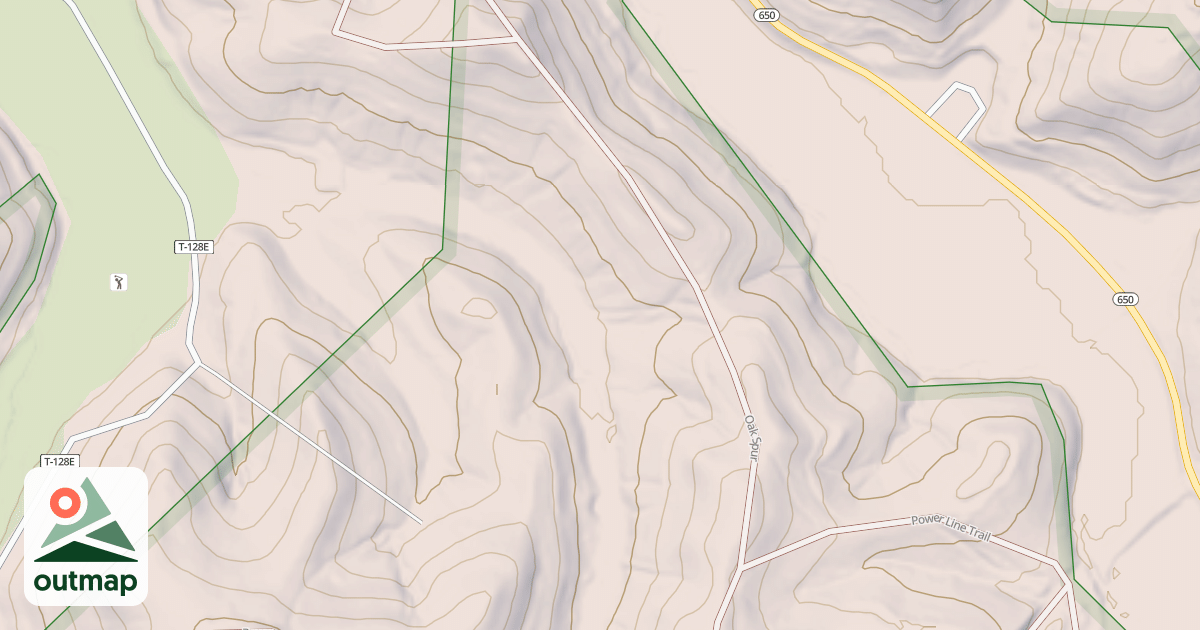 Map of OAK SPUR TRAIL