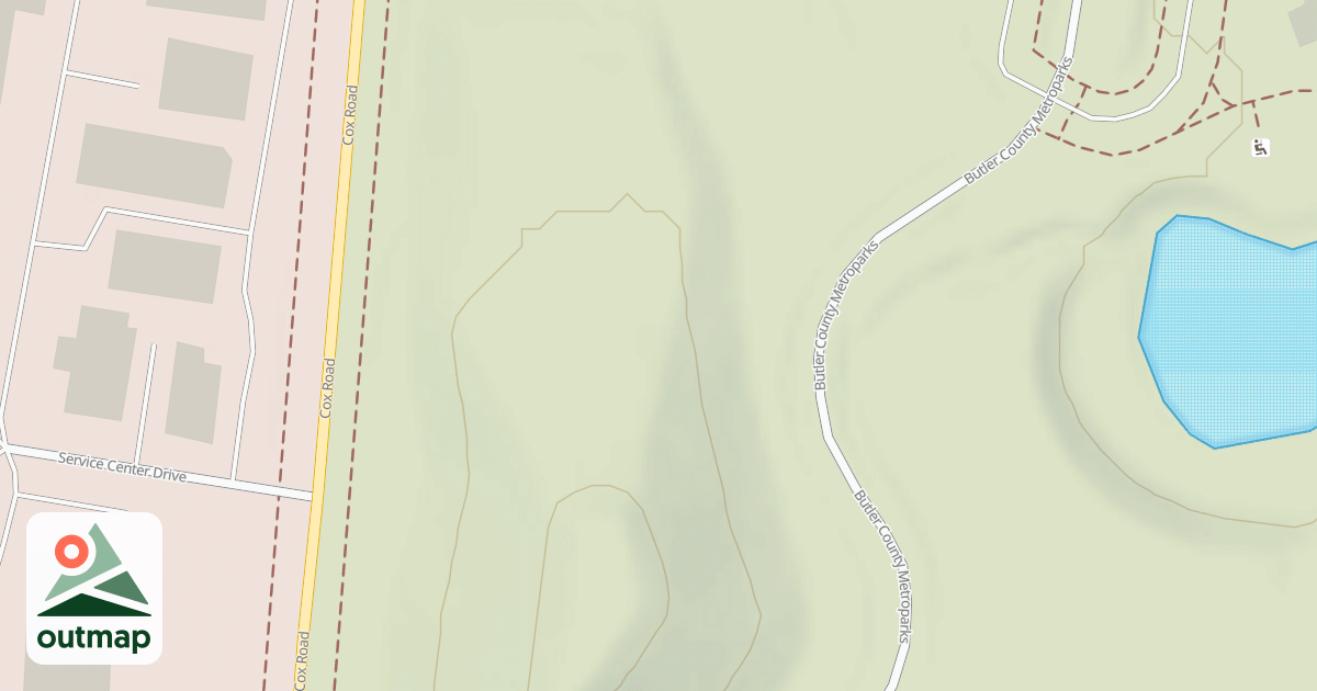 Map of Chill Hill in Butler