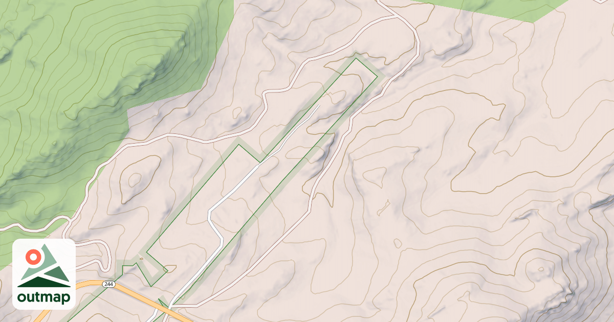 Map of ALLOTMENT BR 1A