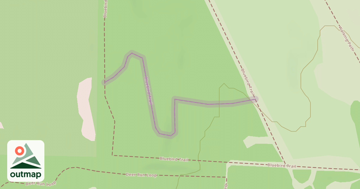 Map of Bluebird Trail