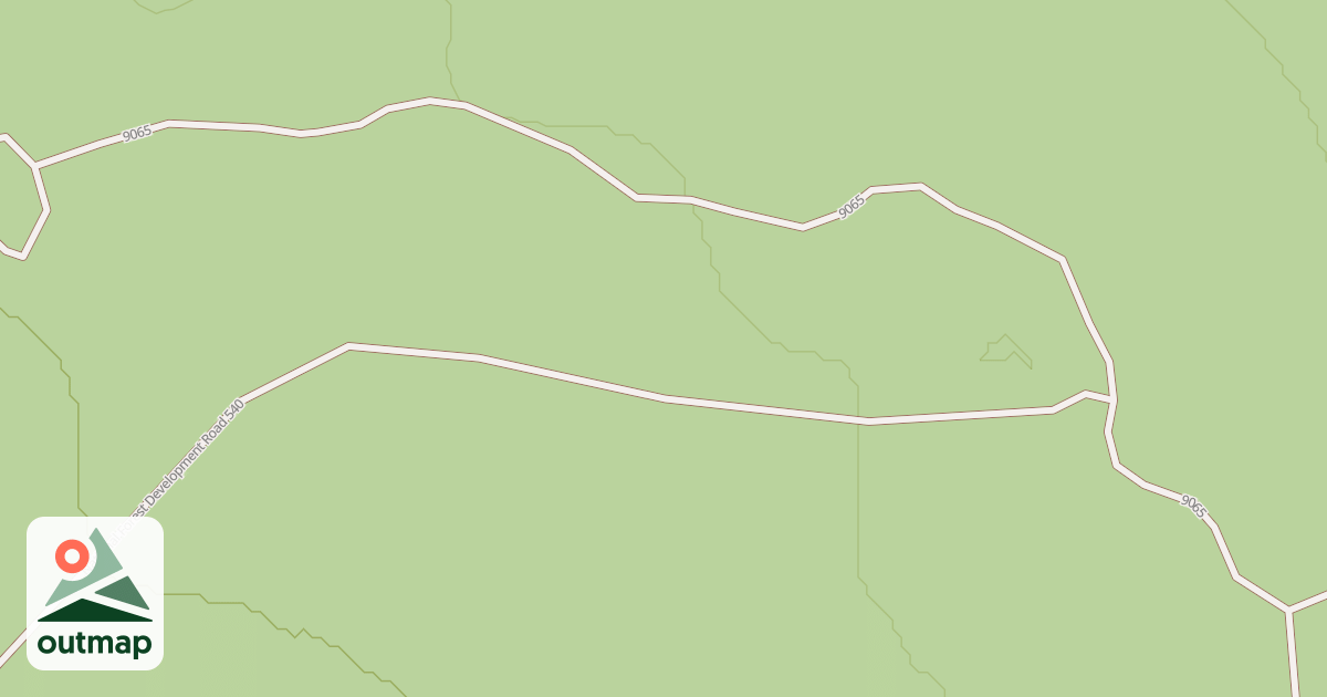 Map of USFS Motor Vehicle Use Map Trails 11944
