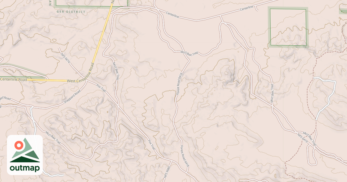 Map of 6418