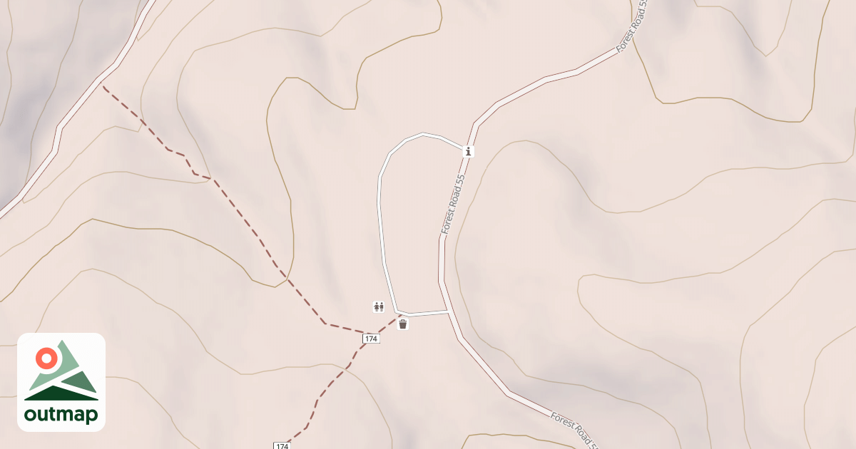 Map of BOSQUE TRAILHEAD