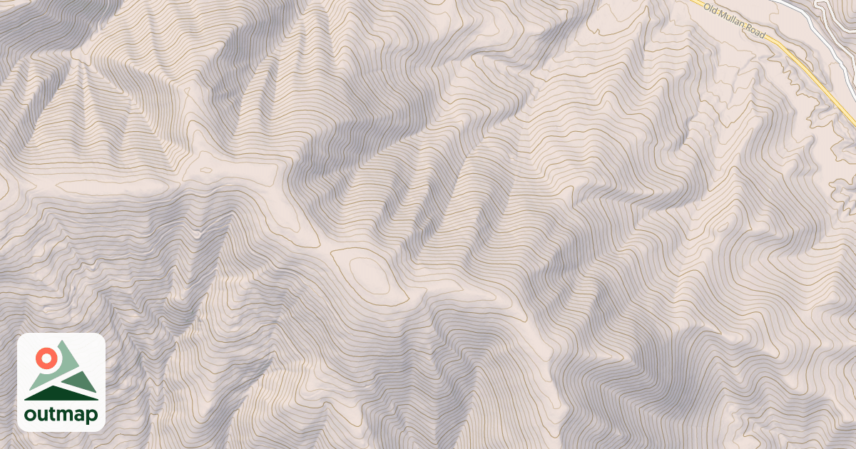 Map of Boyd Mountain