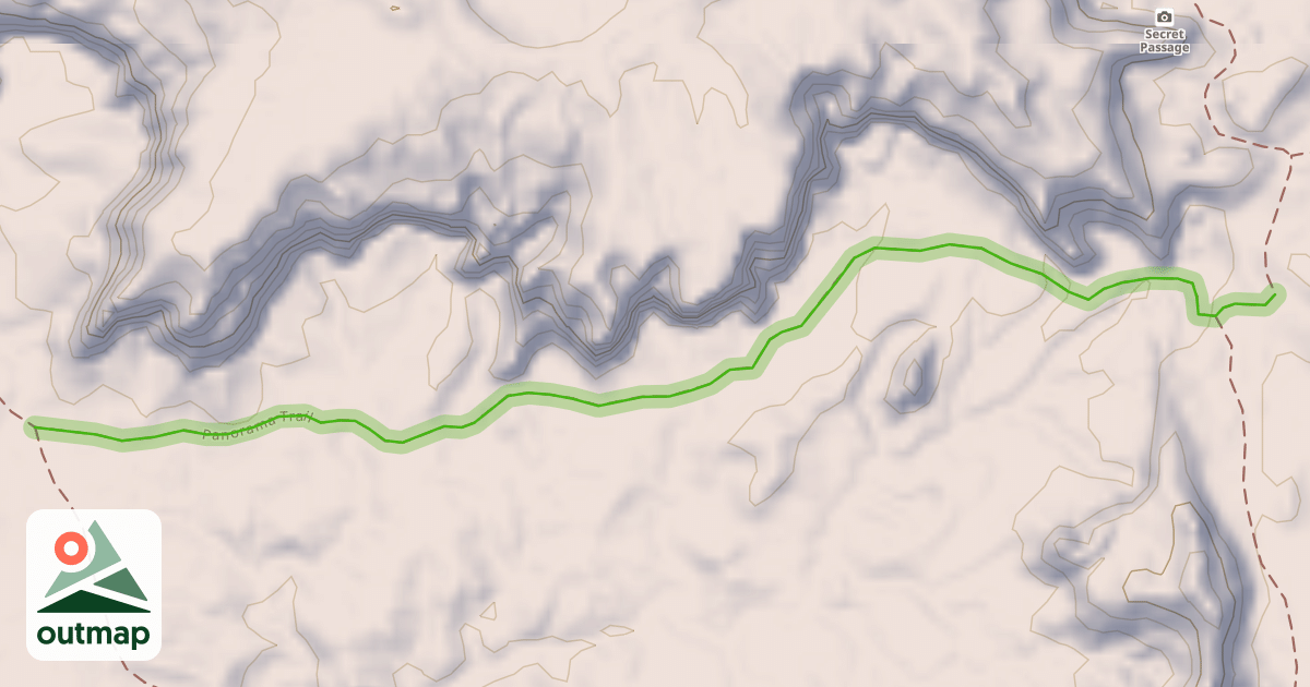 Map of Panorama Trail