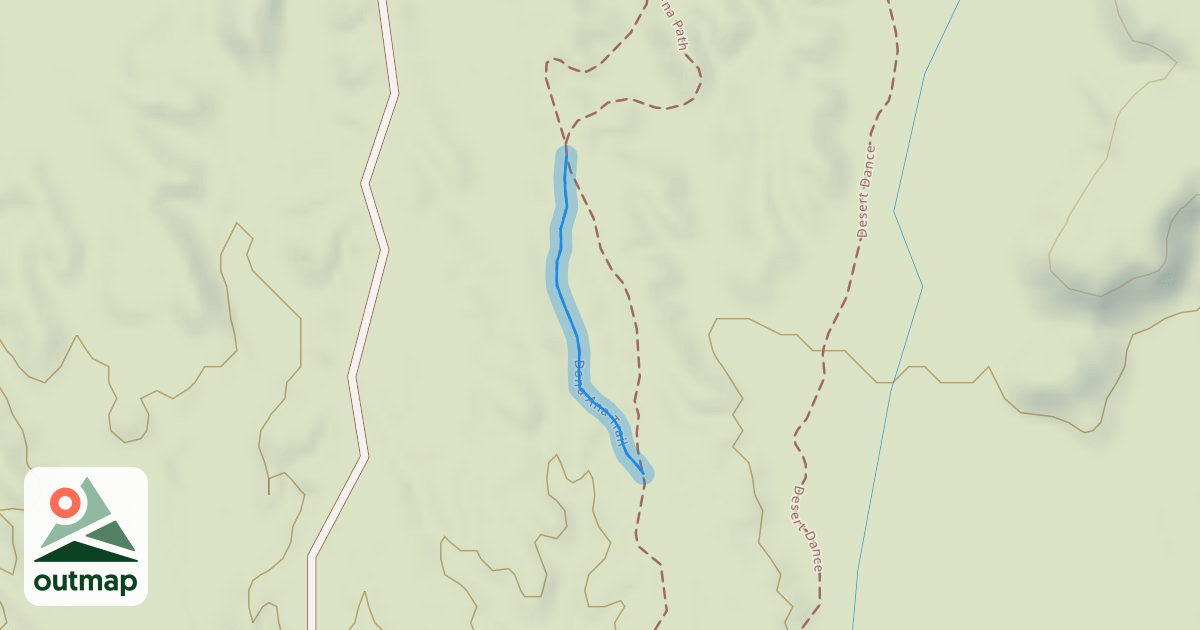 Map of Dona Ana Trail