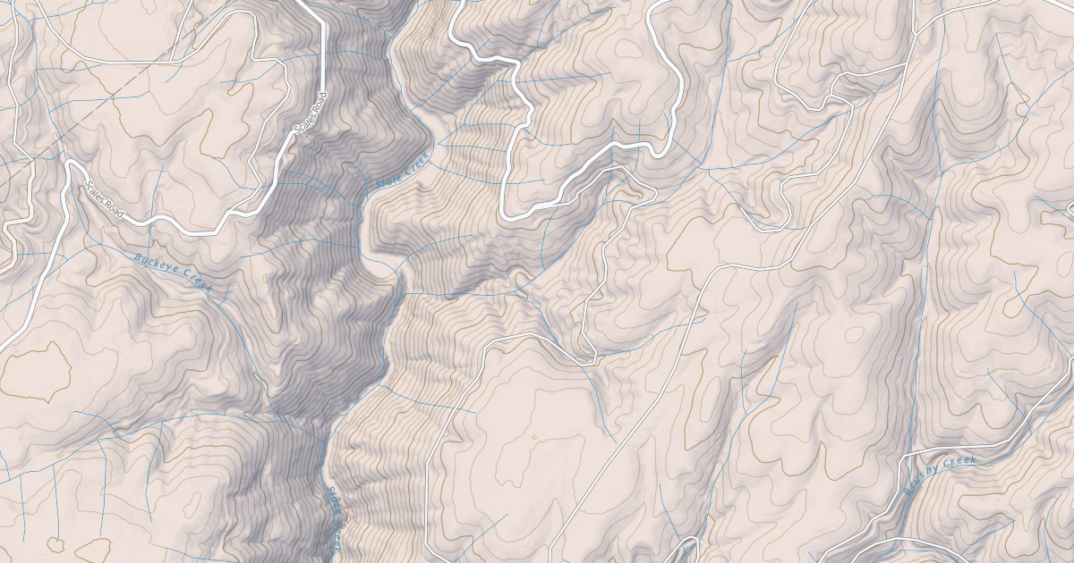 Map preview of STOWMAN RAVINE