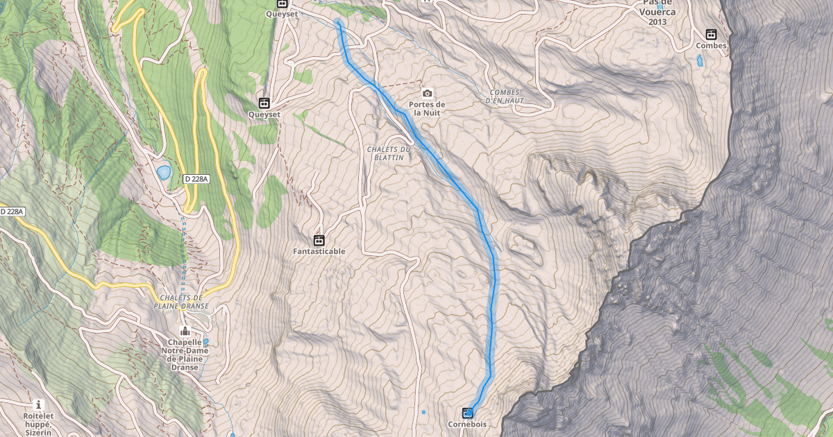 Map preview of La Perdrix Blanche