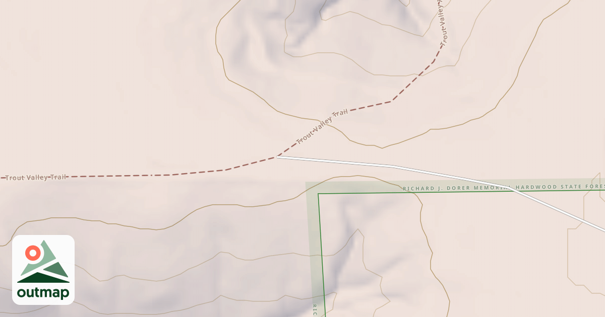 Map of Trout Valley Trail