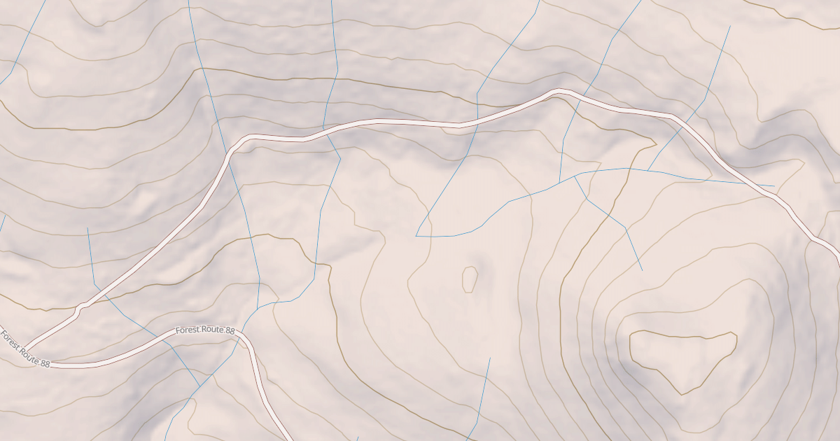 Map preview of BALD RIDGE SPUR