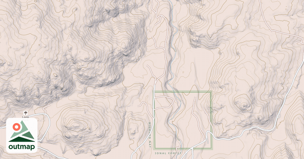 Map of BIG GOOSE R.S.
