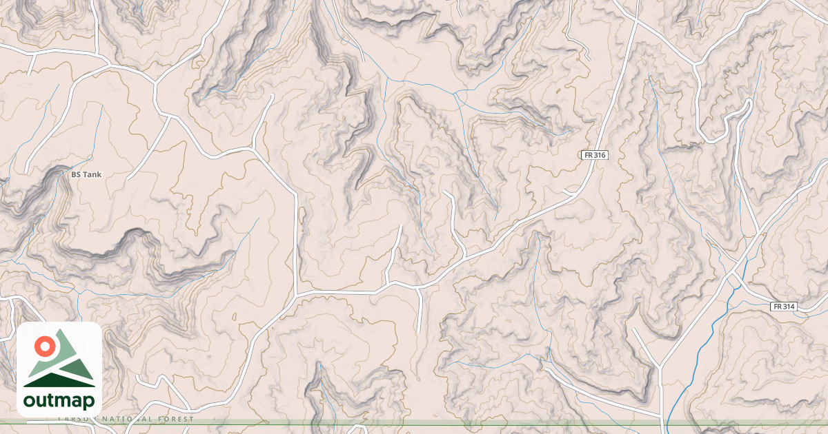 Map of CHIEF BROWN