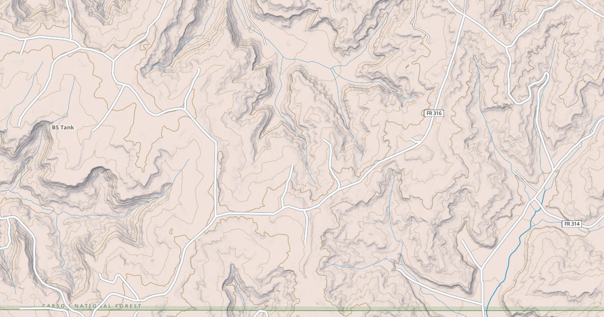 Map preview of CHIEF BROWN