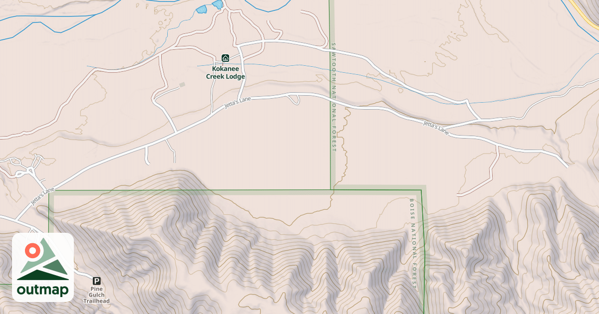 Map of ABBOT GULCH