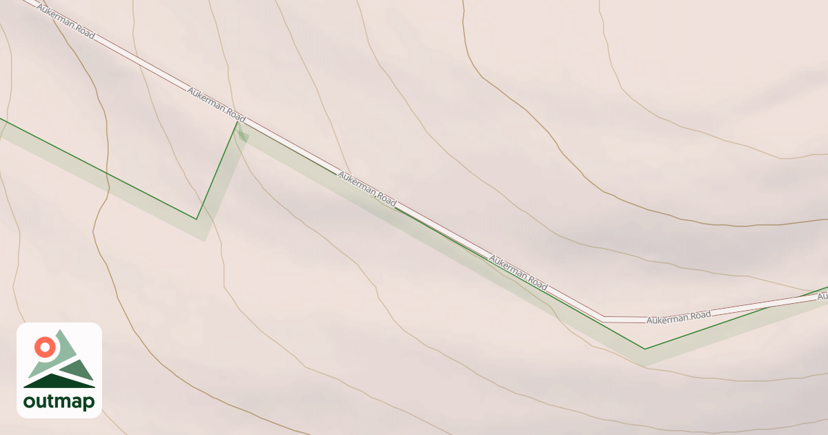 Map of Laurel Highlands Snowmobile Trail (Northern)