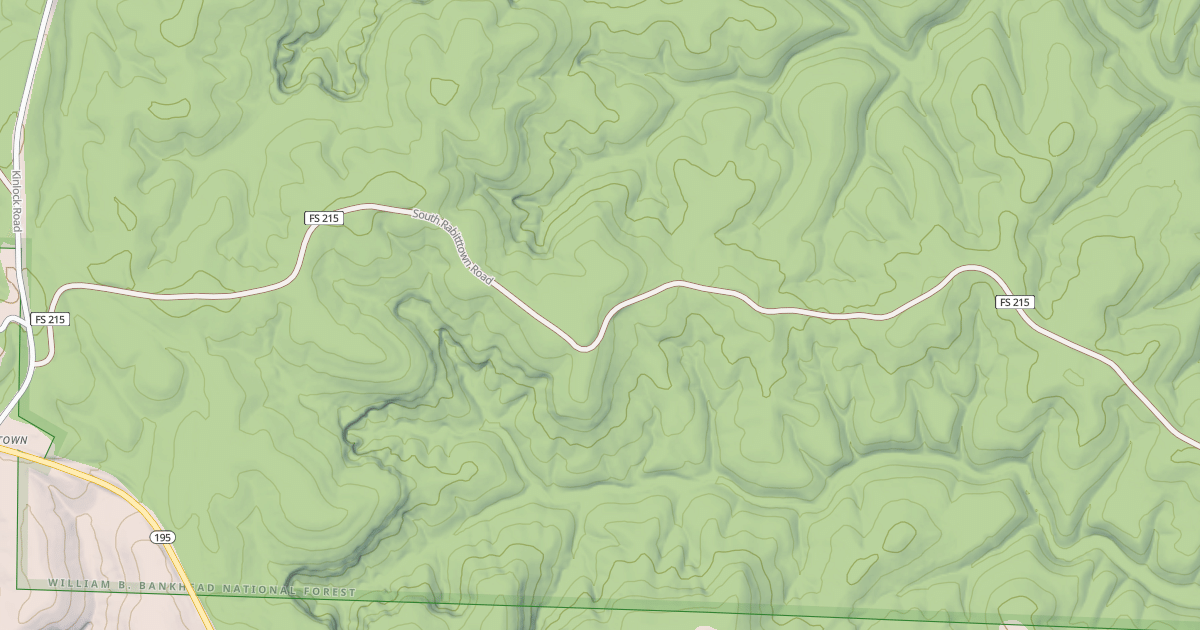 Map preview of SOUTH RABBITTOWN