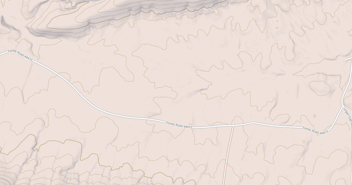 Map preview of USFS Motor Vehicle Use Map Roads {29BC22F3-E68C-45ED-AA87-ABE6F2BFC4BA}