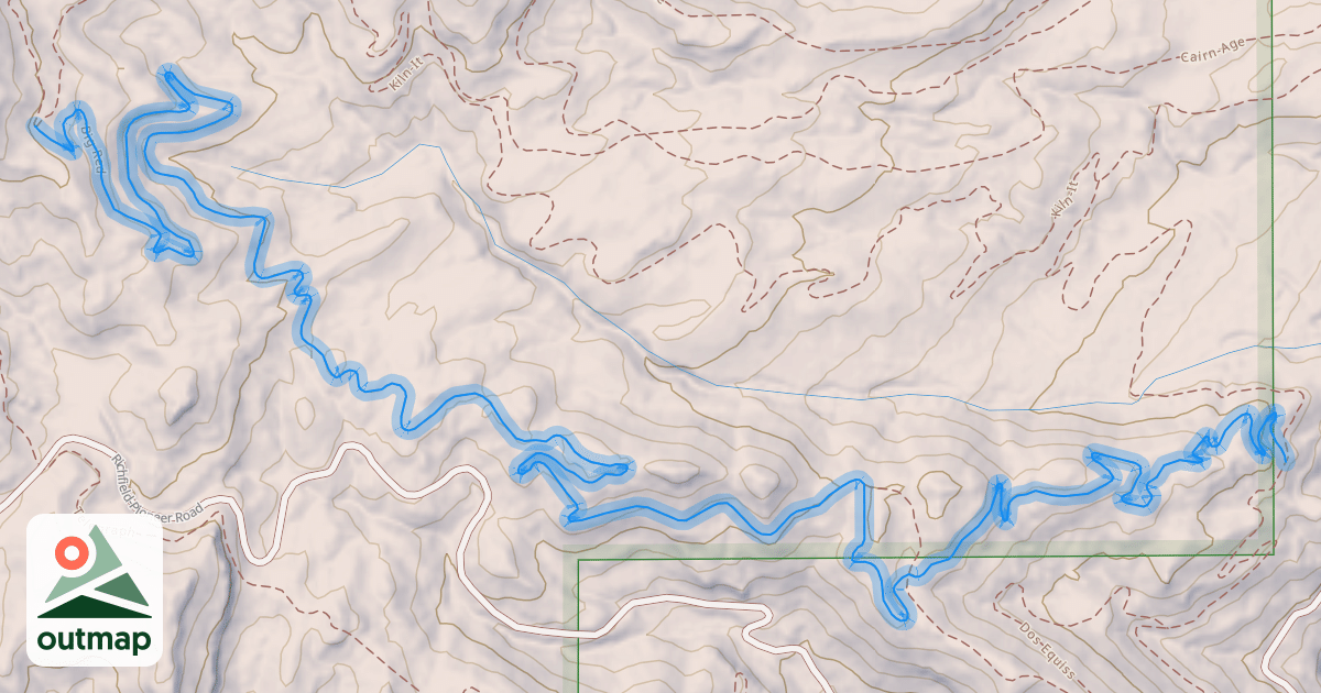 Map of Big Red