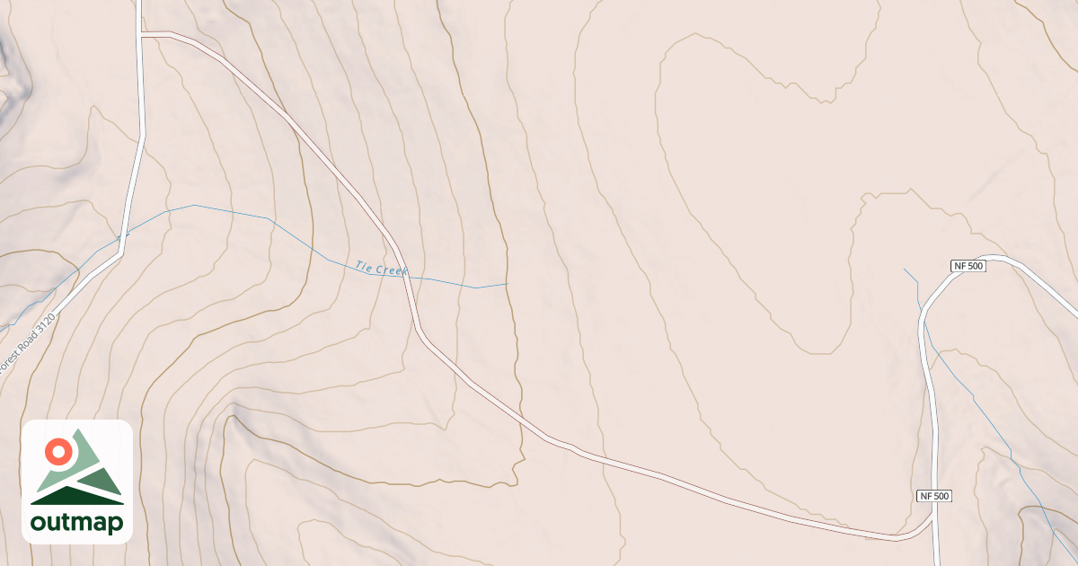 Map of USFS National Forest System Roads {58900305-C92F-482F-99D7-69033344735D}