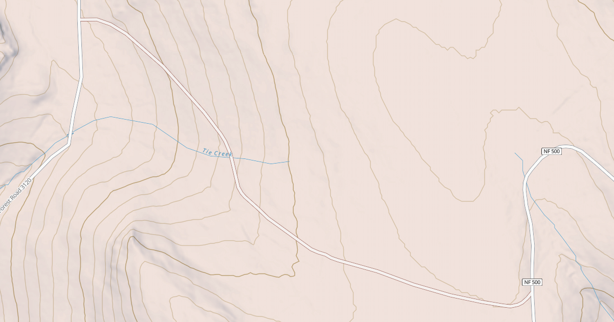 Map preview of USFS National Forest System Roads {58900305-C92F-482F-99D7-69033344735D}