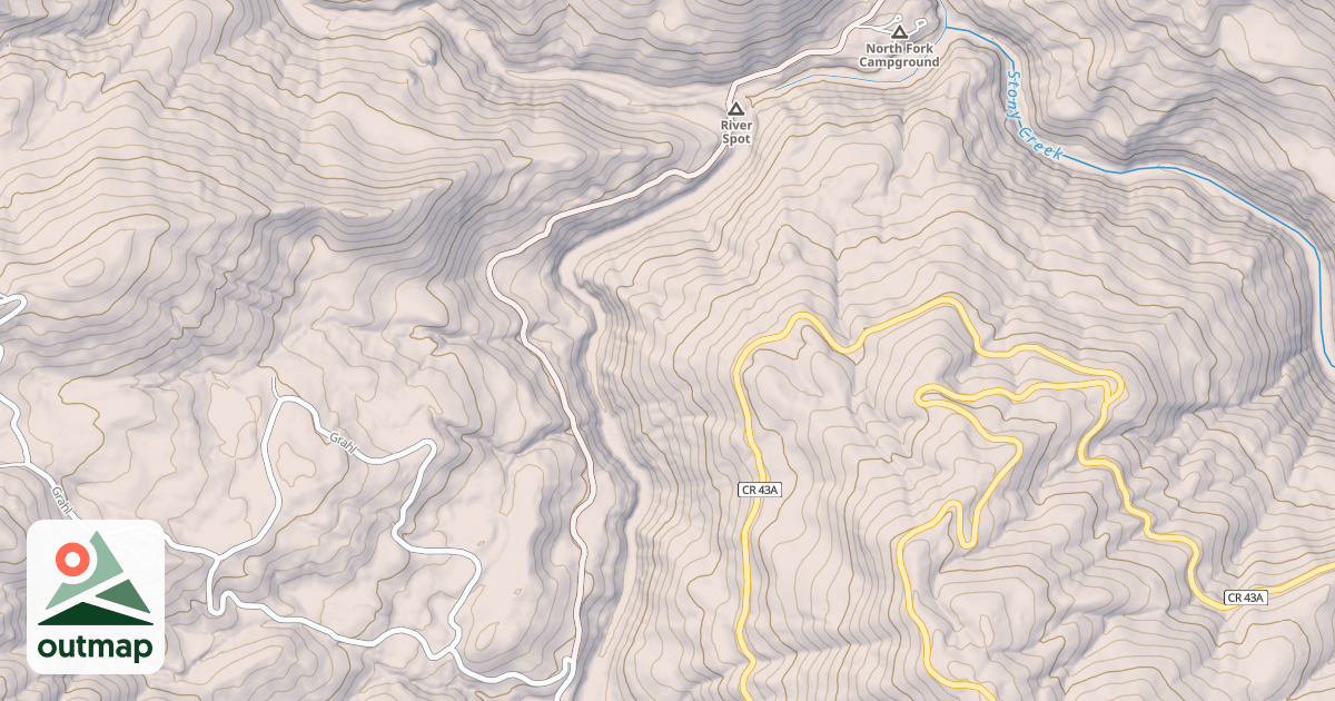 Map of NORTH FORK CROSSING