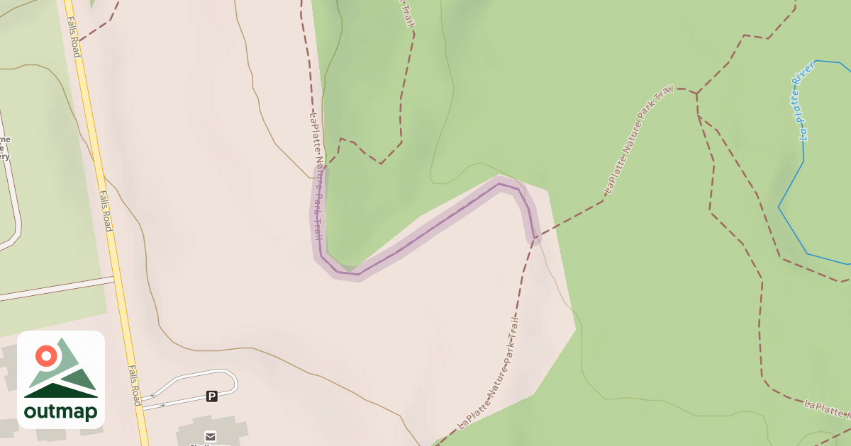 Map of LaPlatte Nature Park Trail