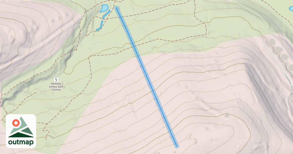 Map of Cindy's Run