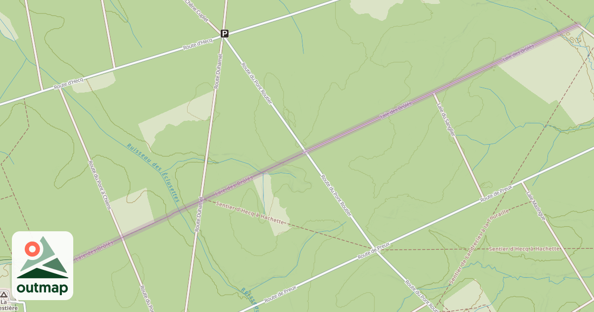 Map of Laie des Brûlés
