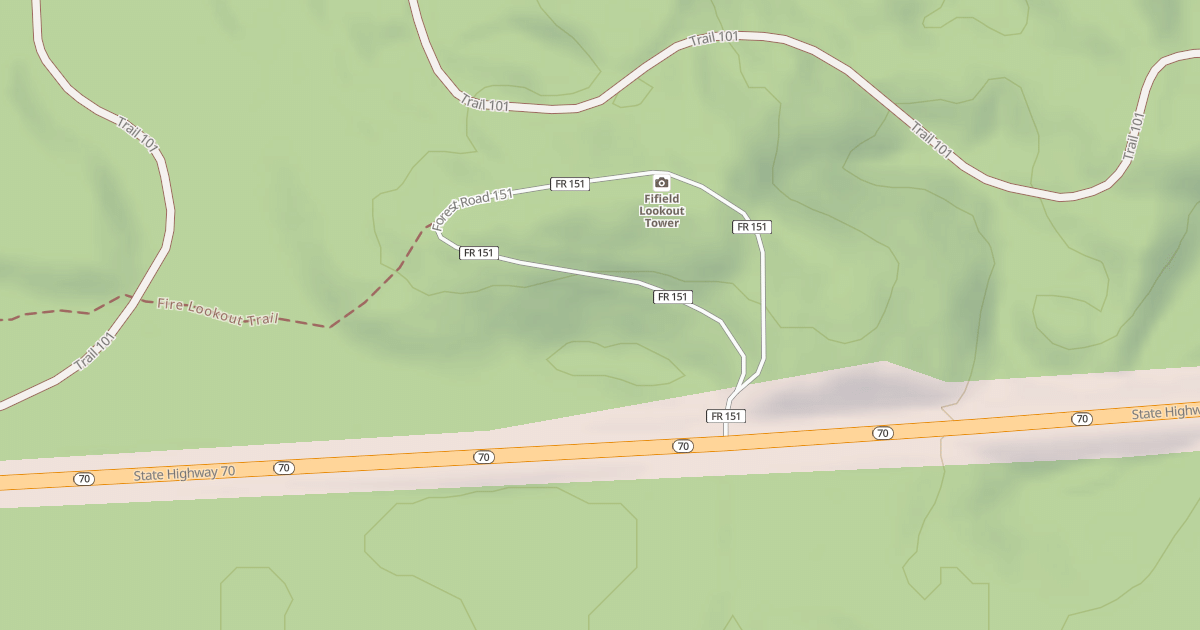Map preview of FR 151