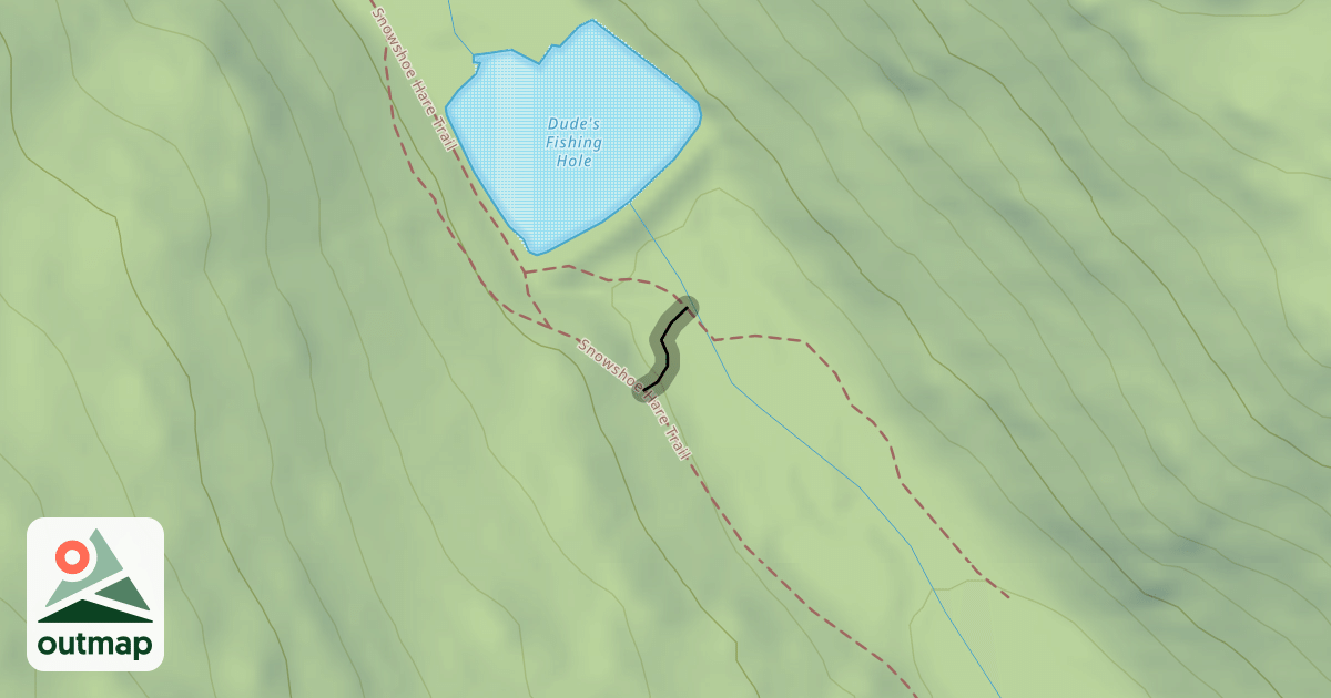 Map of Snowshoe Hare Trail