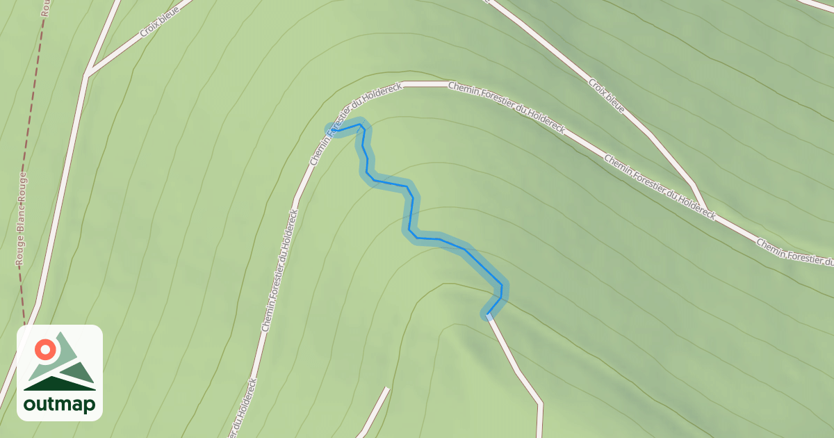 Map of Croix bleue