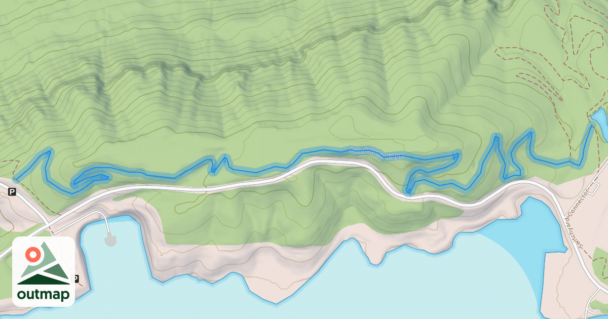 Map of Grindstone Ridge