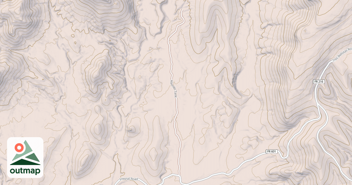 Map of ALAMITO TANK