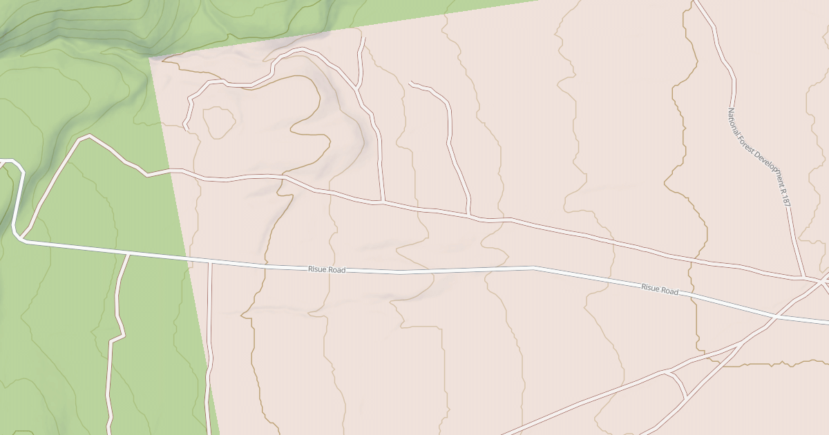 Map preview of UPPER RISUE CONNECTOR TRAIL